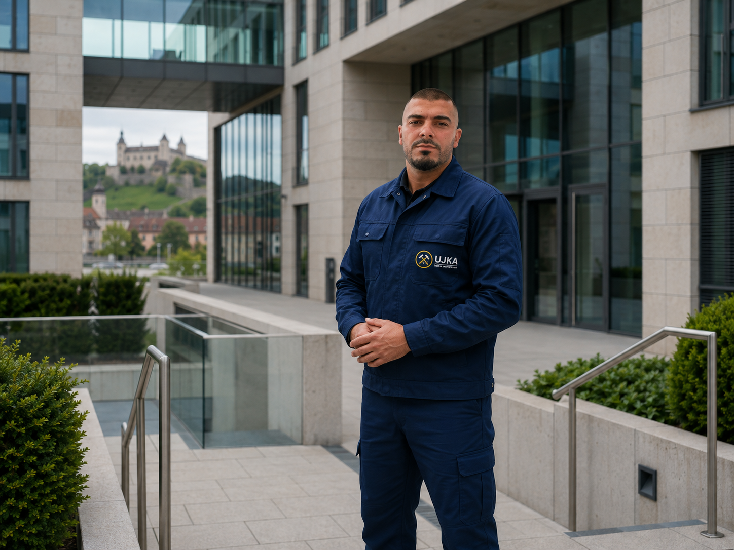 Paskal Ujka, Inhaber von UJKA Hausmeisterservice & Transporte in Würzburg
