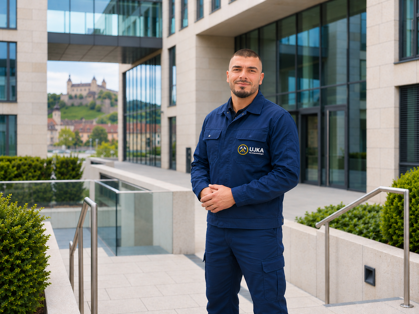Paskal Ujka, Inhaber von UJKA Hausmeisterservice & Transporte in Würzburg